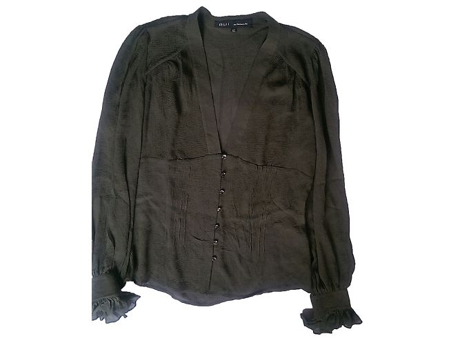 Barbara Bui Seidenbluse Khaki