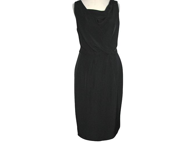 Schwarzes Lk Bennett Kleid aus Triacetat