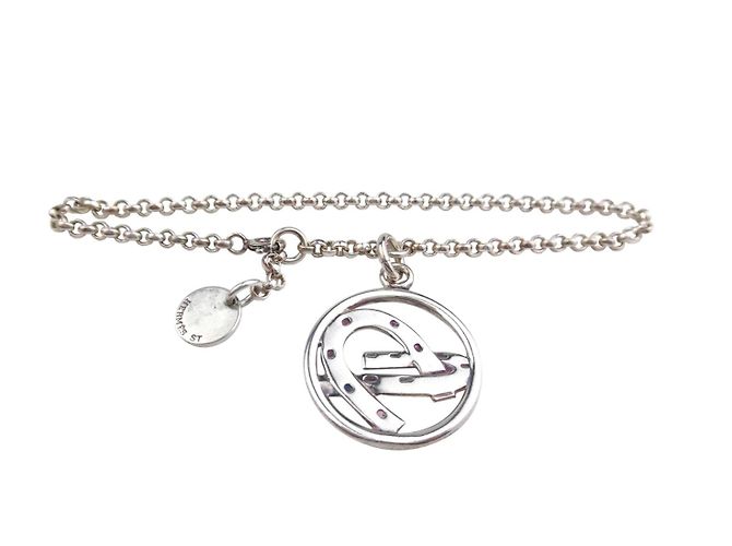 Hermès HERMES PENDIENTE 925 PULSERA DE PLATA