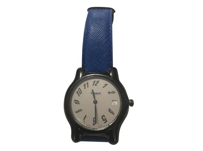 Reloj Tissot de mujer. Azul Cuero  ref.91226