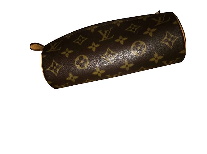 Louis Vuitton Pencil Case Brown
