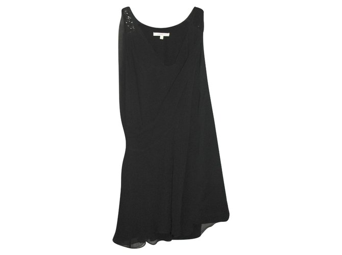 Vanessa Bruno Dresses Black Silk Wool  ref.91659