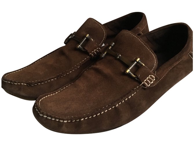 Bally Shoes Dark brown Deerskin  ref.91674