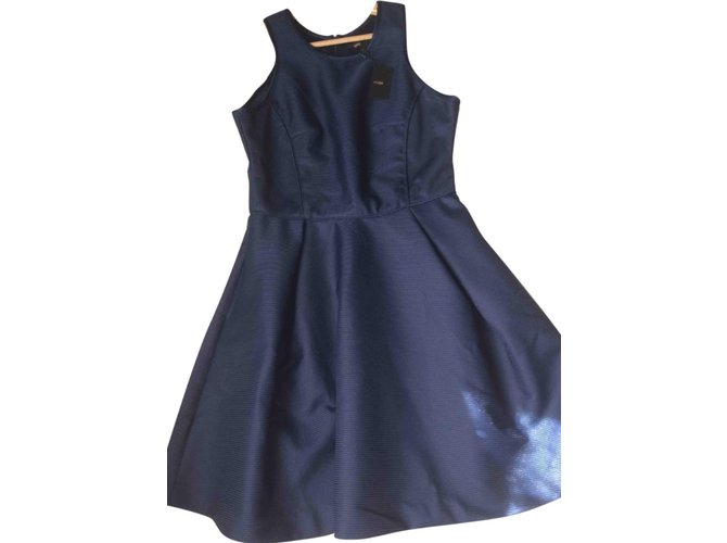 Maje Kleid Blau Polyester  ref.91708