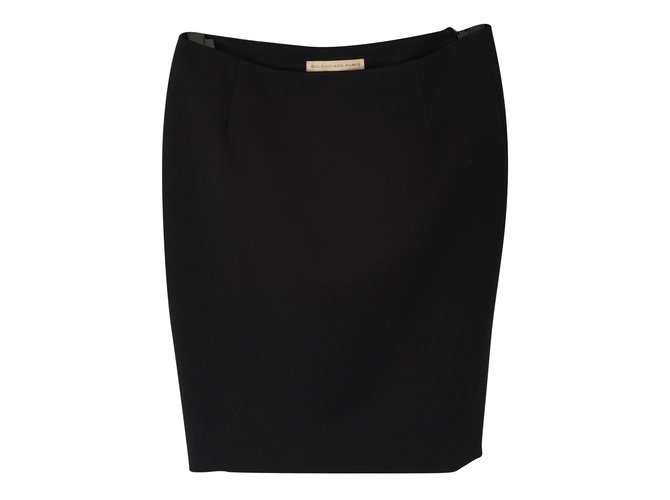 Balenciaga Skirts Black Wool  ref.91715