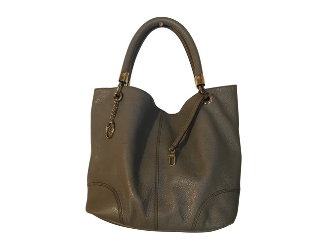 Lancel French Flair Cinza Couro  ref.91862