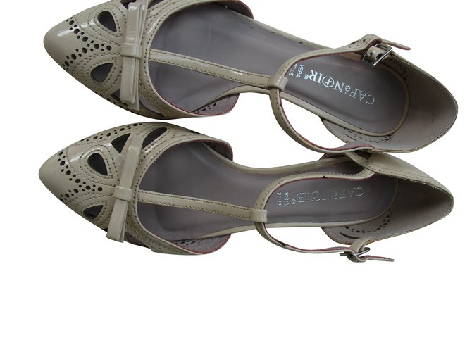 Autre Marque sandals Beige Leather  ref.91863