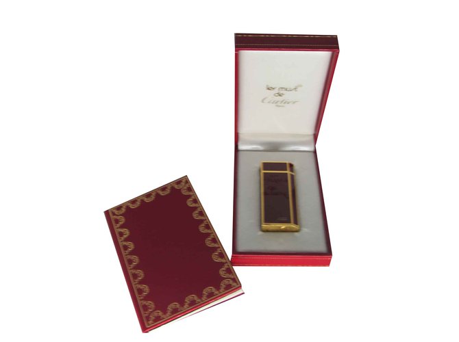 Cartier Sonstiges Golden Bordeaux Vergoldet  ref.91888