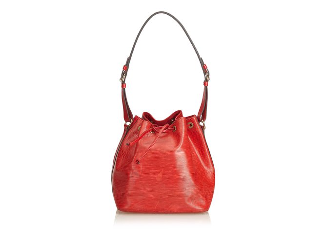 Louis Vuitton Epi Noe Red Leather  ref.91954