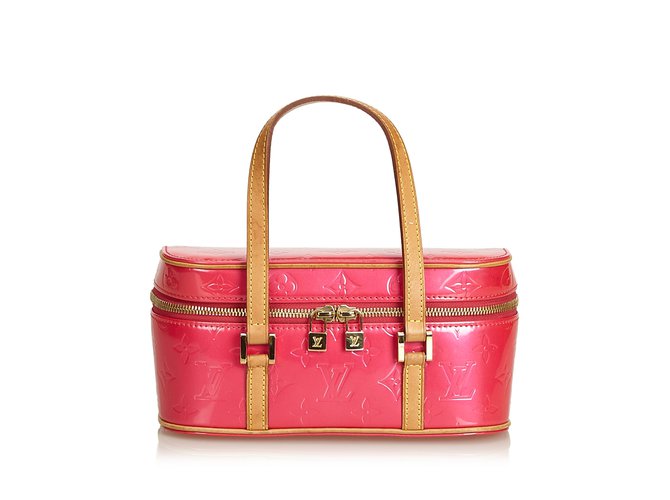 Louis Vuitton Vernis Sullivan Horizontal PM Pink Leather Patent leather  ref.92015
