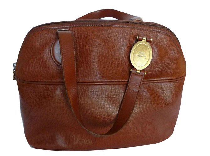 Christian Dior Handbags Caramel Leather  ref.92025