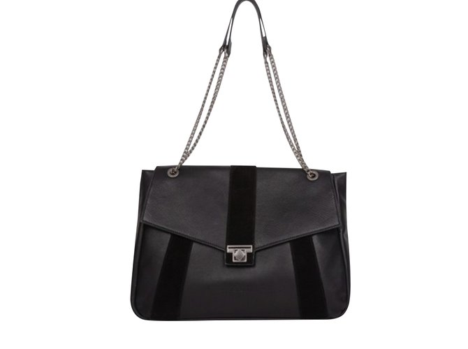 Nat & Nin Handbags Black Leather  ref.92067