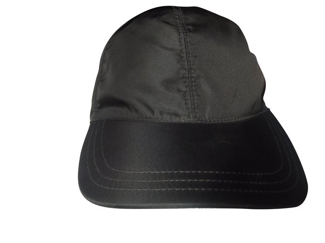 Prada Hats Black Polyamide  ref.92074