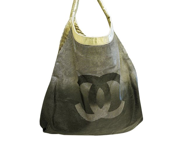 Chanel bag Golden Leather  ref.92276