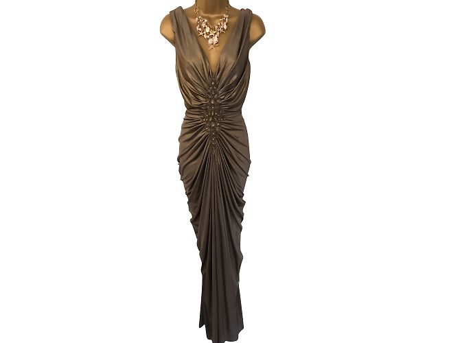 Tadashi Shoji Kleider Golden