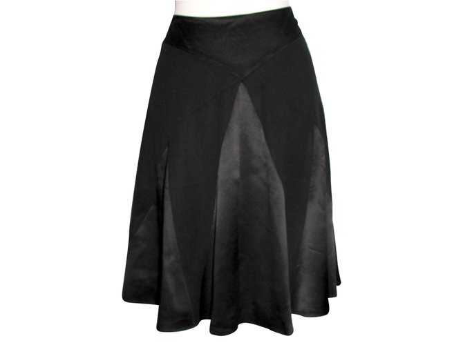 Temperley London silk skirt Black  ref.92306