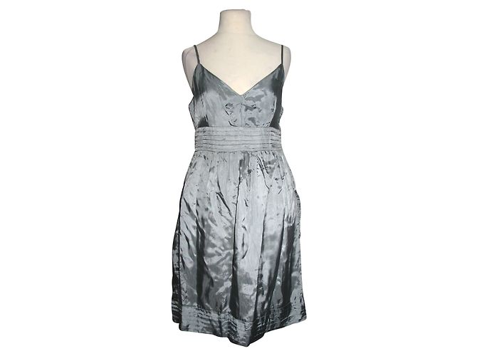 See by Chloé Cocktailkleid aus Satin Silber
