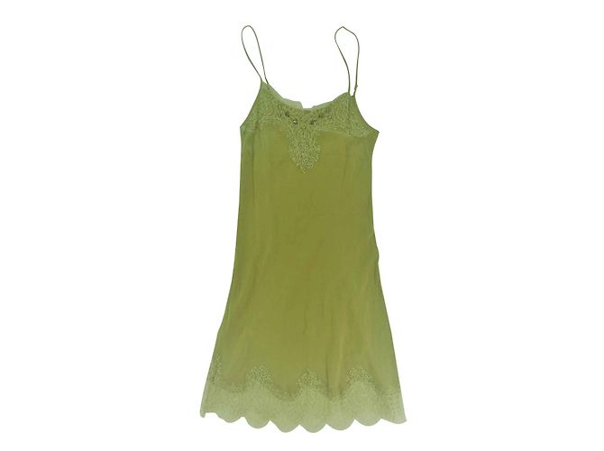 Abito Liu.Jo in seta verde oliva Taglia 38