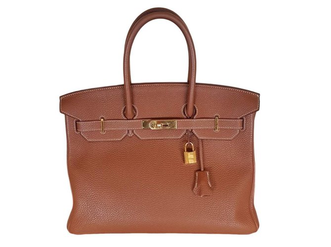 Hermès Birkin 35 togo camel Brown Leather  ref.92356