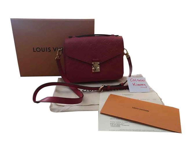 Metis Louis Vuitton null Vermelho Couro  ref.92467