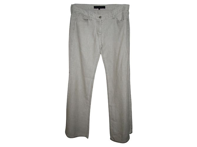 French Connection Steinfarbene Hose Roh