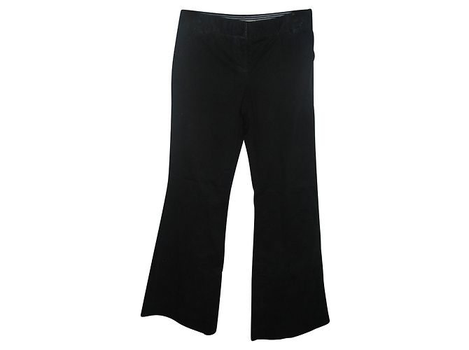 Pantaloni neri Bloome Diane Von Furstenberg in cotone Nero