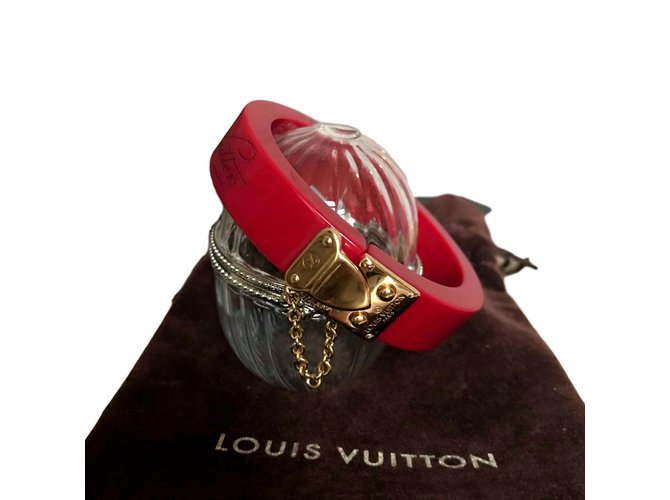Louis Vuitton Lock Me Red Steel Plastic  ref.92501