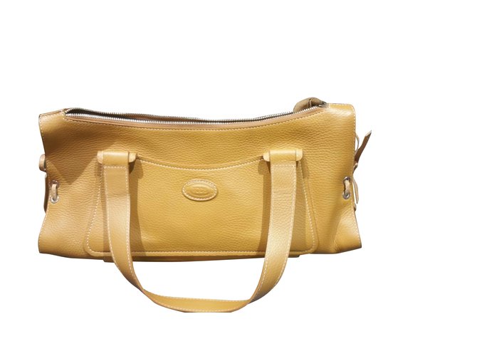 Tod's handbag Caramel Leather  ref.92540