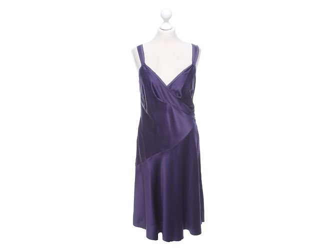 Amanda Wakeley Kleid mit abnehmbarer Schärpe Lila