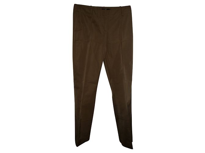 Hugo Boss Calças com brilho acetinado Caramelo