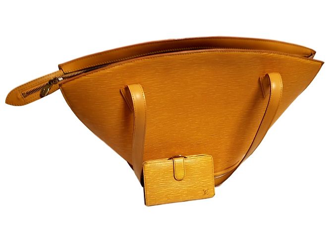 Louis Vuitton Epi Leder Handtasche gelb