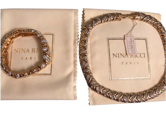 Nina Ricci Haute couture D'oro Metallo  ref.92659