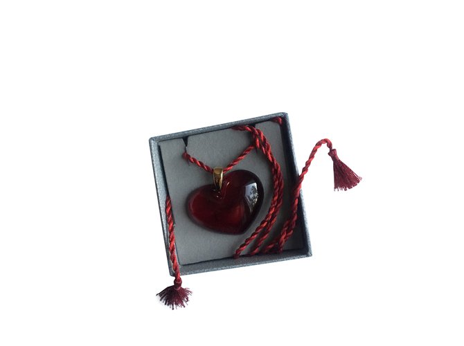 Lalique Zartes rotes Herz  ref.92669