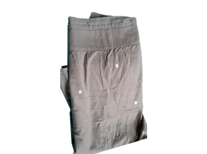 Claudie Pierlot gray / taupe skirt Cotton  ref.92828