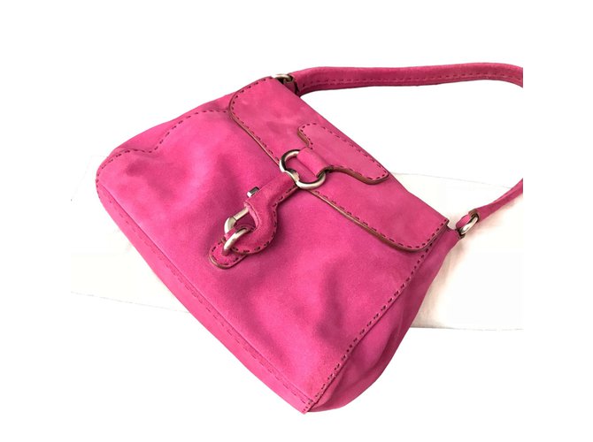 Prada Handbag Purple Leather  ref.92852