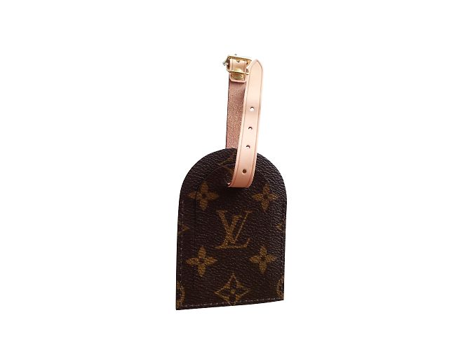 Louis Vuitton Monogram Address Tag Gold Metal Multiple colors