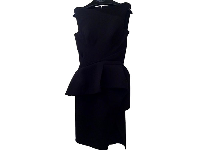 Balenciaga Dress Black Polyester  ref.92916
