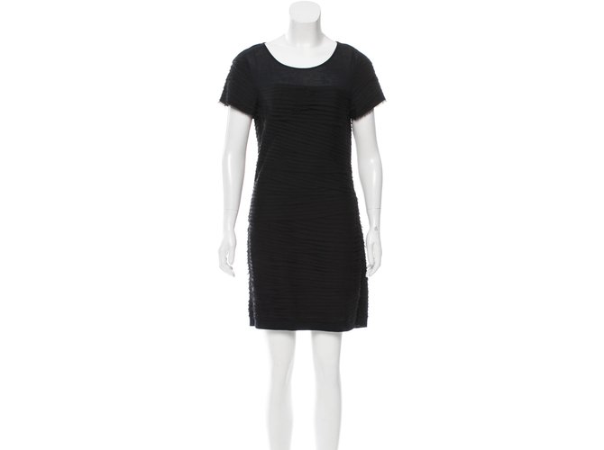 Diane Von Furstenberg DvF Noelle dress size P Black Silk Viscose  ref.92923