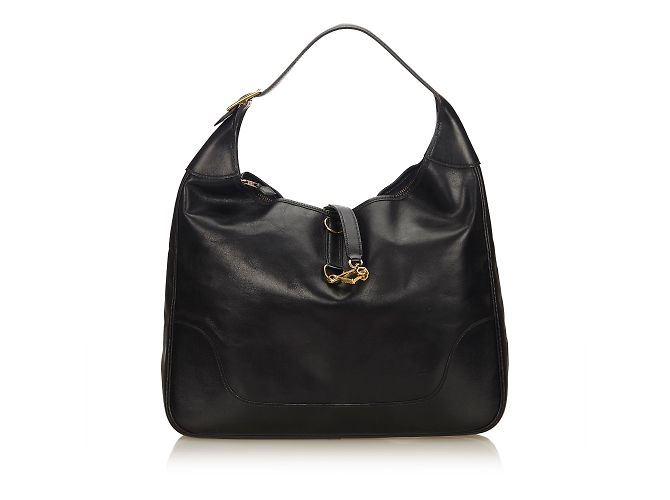 Hermès Garniture en cuir II 38 Noir