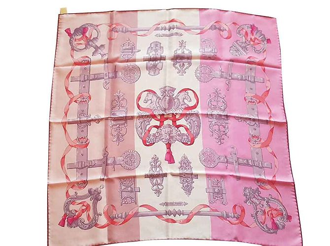 Hermès Sciarpa di seta Rosa