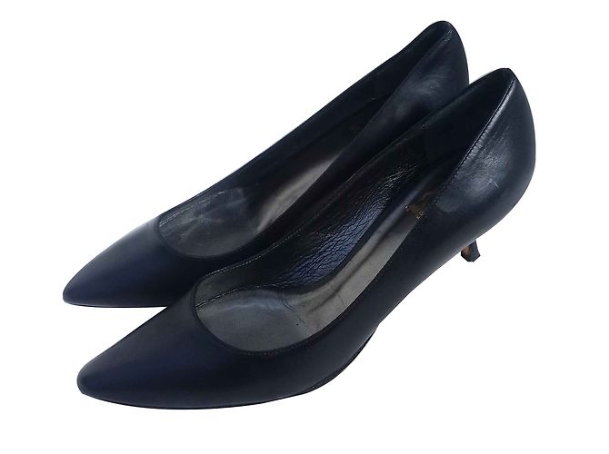 Décolleté Trussardi in pelle nera 38 Nero