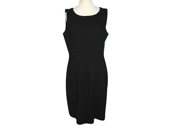 Hobbs Schwarzes Wollkleid