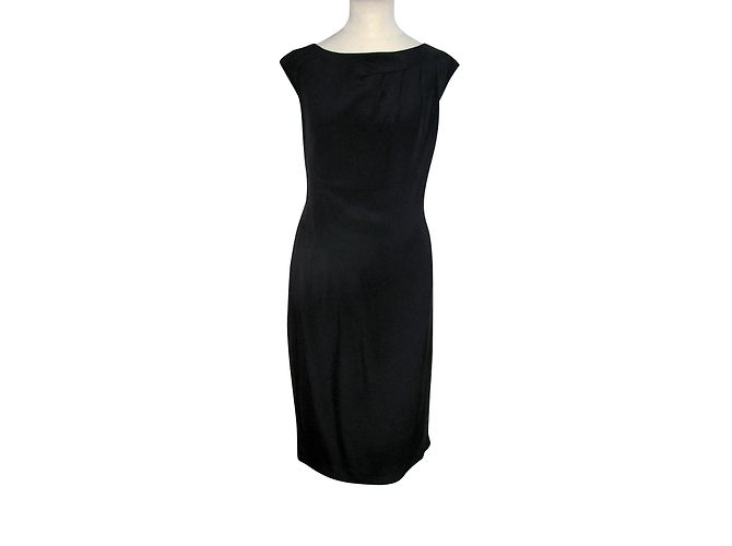 Lk Bennett Schwarzes Seidenkleid