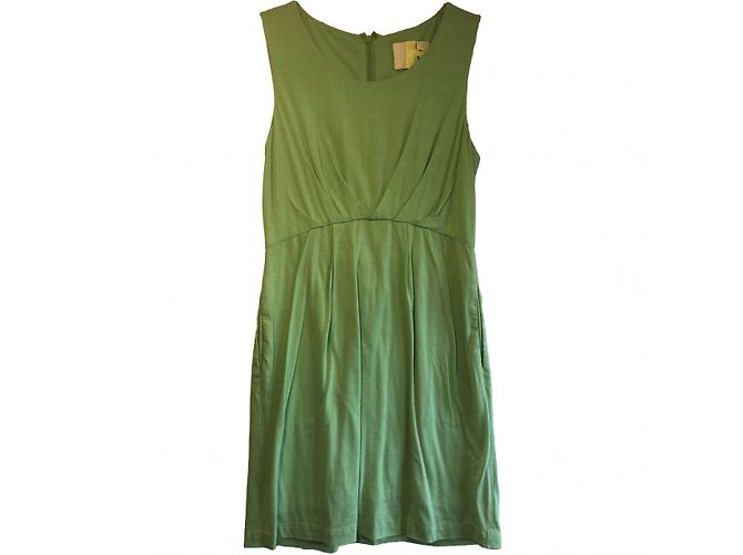 Vestido 3.1 Phillip Lim verde claro de algodón