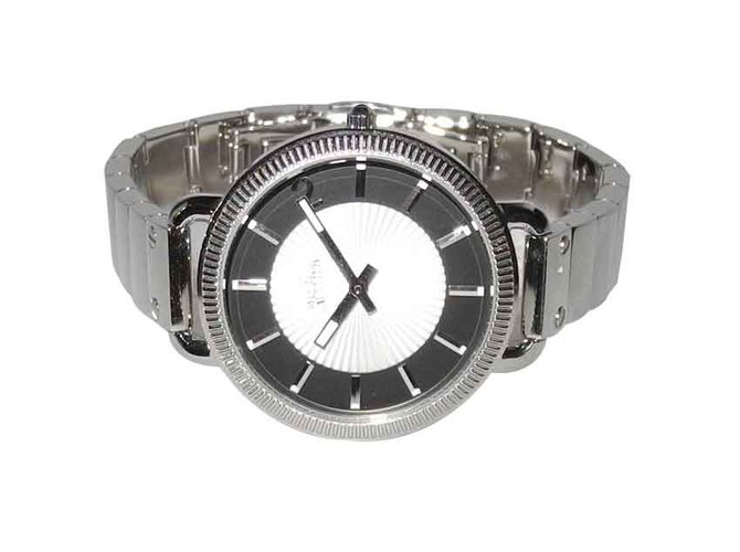 Jean Paul Gaultier Quartz Watches Silvery Steel  ref.93226