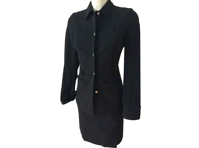 Completo Gonna Prada Nero Poliestere Elastan