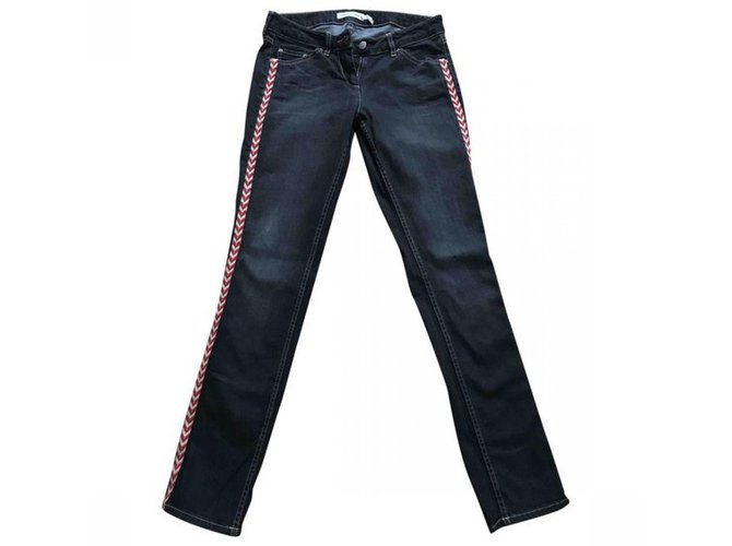 Isabel Marant Etoile jeans Gris anthracite  ref.93264