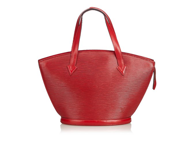 Louis Vuitton Epi Saint Jacques Short Strap Red Leather  ref.93681