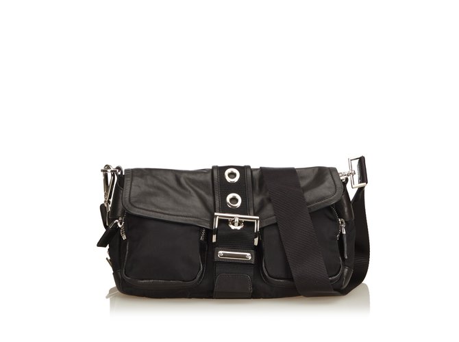 Prada Buckle Crossbody Bag Handbags 