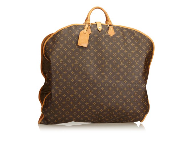 Vuitton - Taschen aus zweiter Hand Seite 10 - porte habits louis vuitton  porte habits en toile monogram marron et cuir naturel